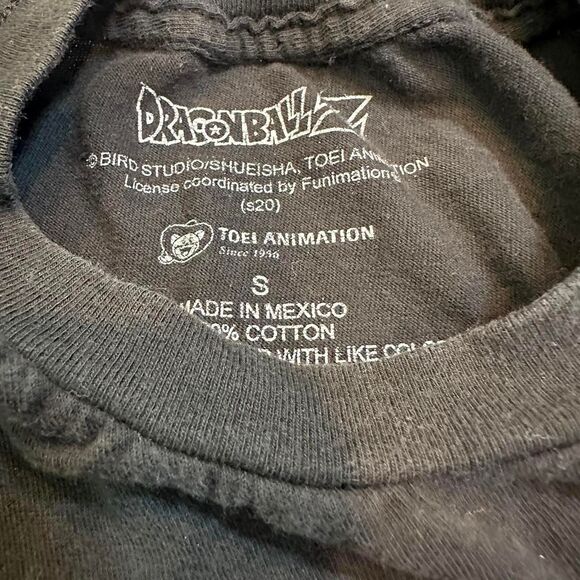 Dragon Ball Z Goku black and blue t-shirt Size S. - Picture 3 of 5